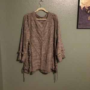 XL Knox Rose Fringed Sweater